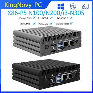 Jual Topton X86 P5 Pocket Mini PC Fanless 12th Gen Intel i3 N305 N100 ...
