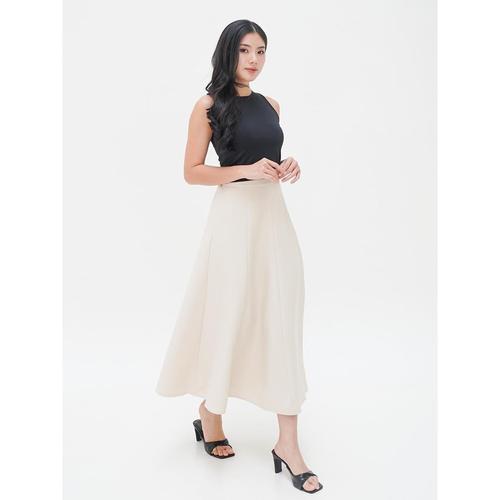 Jual ADA Milly Basic Long Skirt Wanita #8147 Black, L Kota