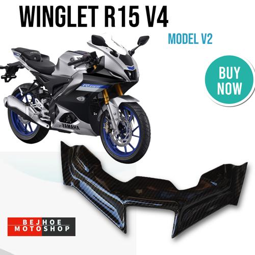Jual Carbon Winglet R15M winglet yamaha R15 V4 connected model