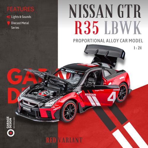 Jual Diecast Miniatur Mobil Nissan GTR Skyline R35 LIBERTY WALK LBWK ...