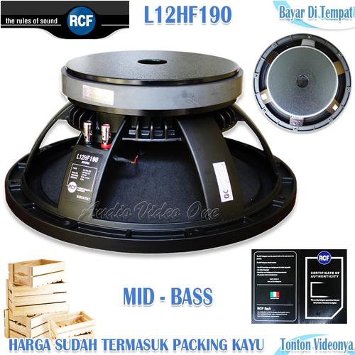 Jual Speaker Komponen 12 Inch RCF L12HF190 Coil Inch Mid Bass