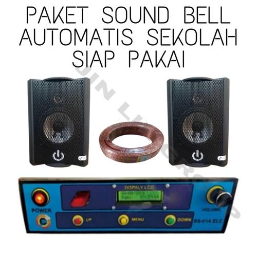 Jual GROSIR PAKET SOUND BELL AUTOMATIS SEKOLAH SIAP PAKAI DUA SPEAKER ...