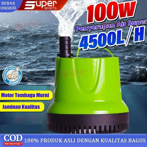Promo Pompa Air 6000-8000L/H 10 Tahun Pompa Air Submersible Akuarium