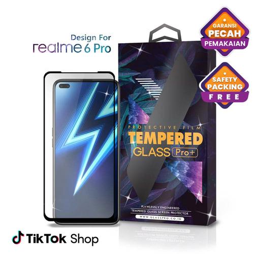 Promo Tempered Glass For REALME PRO Full Cover Anti Gores