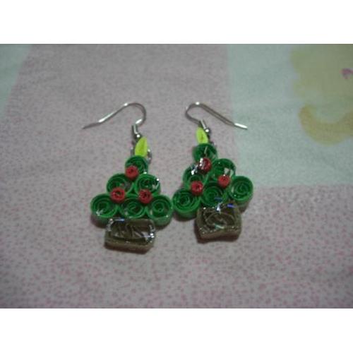 Foto Produk Anting gantung pohon natal dari rlsdn-3298