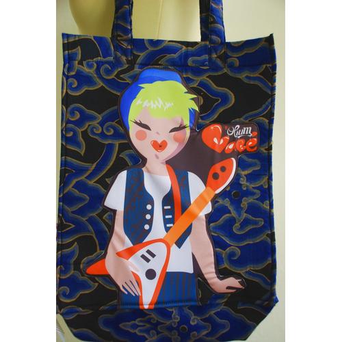 Foto Produk Tas Batik Biru Tua dari Opium Babe ^