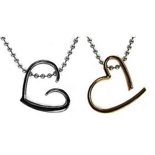 Gambar Kalung Couple SilverGold Love dari KLIKHADIAH Jakarta Utara Tokopedia
