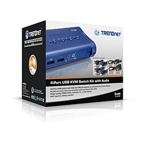 Foto Produk TRENDnet 4-PORT USB KVM Swicth With Audio dari EVERYTHING4U