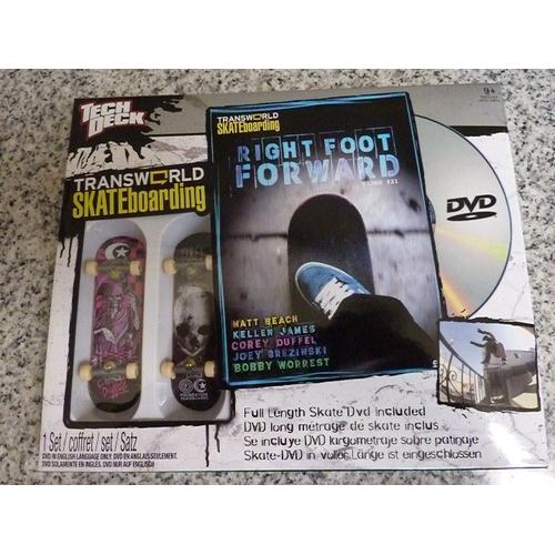 Gambar TECH DECK SK8SHOP TRANSWORLD DVD SERIES - FOUNDATION & "RIGHT FOOT FORWARD" DVD's dari Toys Corner Jakarta Barat Tokopedia