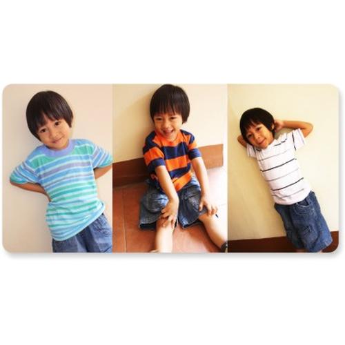 Gambar Kaos Anak Motif Salur (Ukuran S) dari NaiNai Shop Kota Bandung Tokopedia