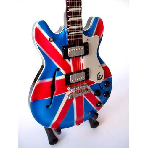 Foto Produk Miniatur Gitar Epiphone Union Jack Noel Gallagher OASIS dari Exclusive Miniature