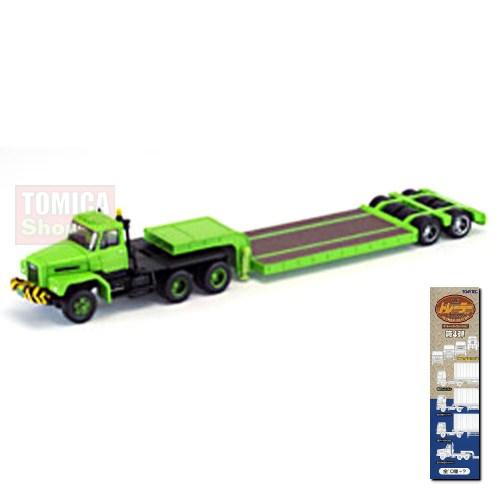 Foto Produk Tomytec Trailer Collection Vol.04 #10 Mitsubishi W250 Heavy Machinery Transporter Green - STOK HABIS dari Tomica Shop