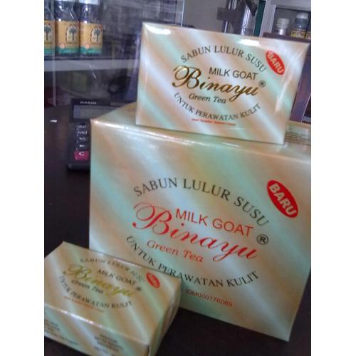Gambar SABUN SUSU KAMBING BINAYU GREEN TEA 10 PCS dari Alhikmah Herbal Kota Surakarta Tokopedia