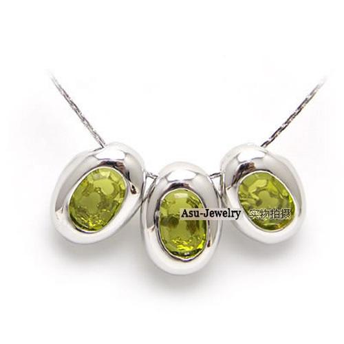 Gambar Swarovski Crystal Necklace - Three Eggs Elements Kuning dari KLIKHADIAH Jakarta Utara Tokopedia