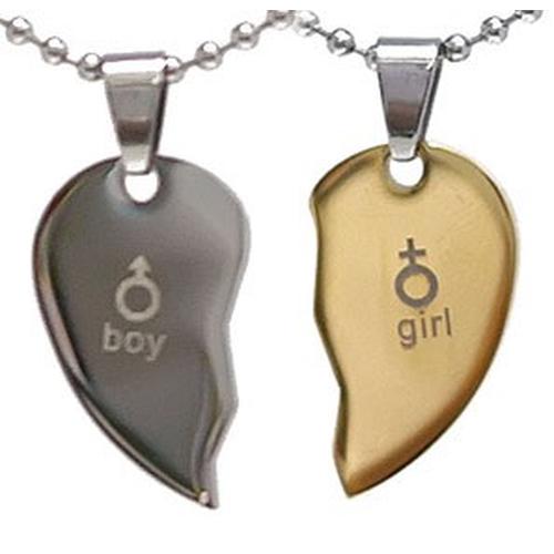 Foto Produk KALUNG Couple SilverGold Sign dari KLIKHADIAH