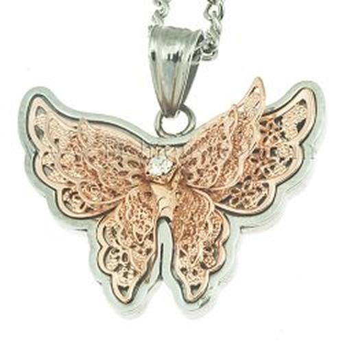 Gambar KALUNG Carved Gold Butterfly dari KLIKHADIAH Jakarta Utara Tokopedia