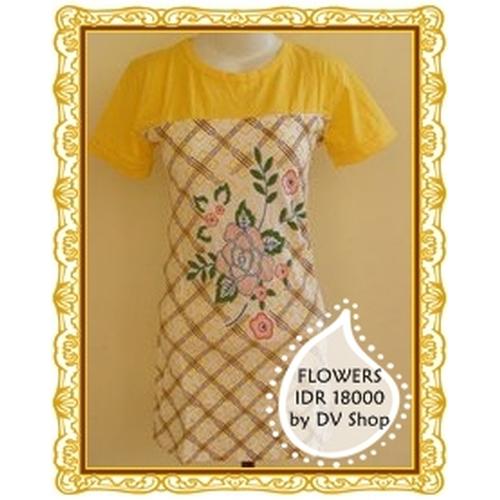 Gambar T-Shirt Girls (Yellow) dari Batik Moo Koo Kota Semarang Tokopedia