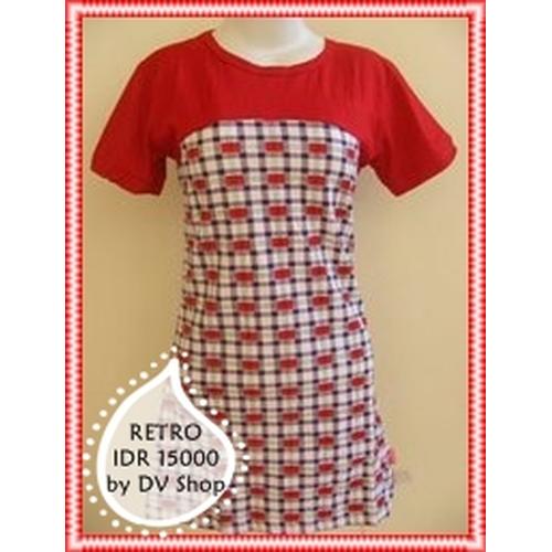 Gambar T-Shirt Girls(Red) dari Batik Moo Koo Kota Semarang Tokopedia