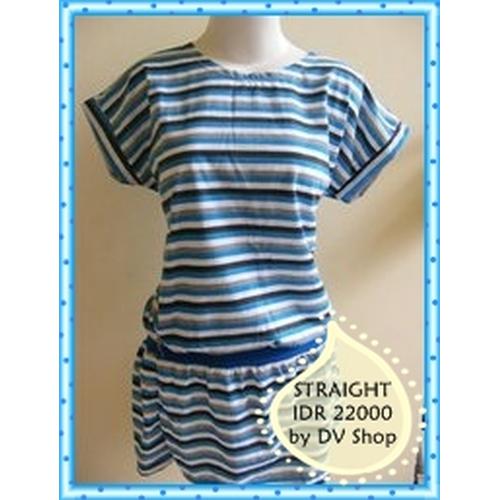 Gambar T-Shirt Girls (Blue) dari Batik Moo Koo Kota Semarang Tokopedia