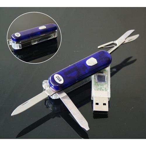 Foto Produk USB unik 2 Gb berbentuk pisau lipat dari Tissor