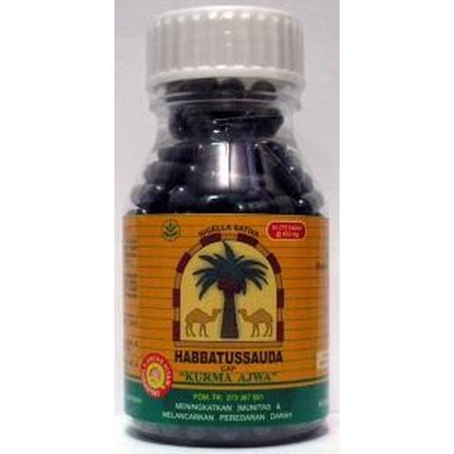 Foto Produk Habbatussauda Cap Kurma Ajwa 210 kapsul dari Tirta Wangi