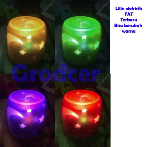 Gambar LILIN ELEKTRIK BERUBAH 7 WARNA dari Smayleeshop Kota Semarang Tokopedia