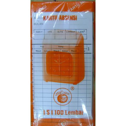 Foto Produk Kartu Absensi (100 Sheets) dari Cipta Trading