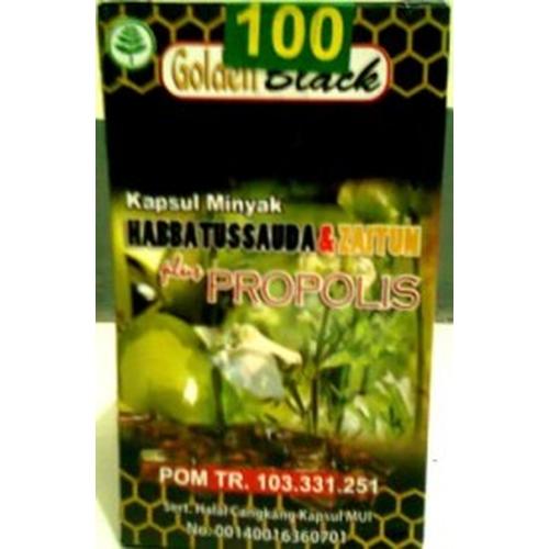 Gambar Habba Plus Zaitun & PROPOLIS " GOLDEN BLACK " BEST PRODUK 100 Kapsul dari Jakarta Herbal Center Kota Bekasi Tokopedia