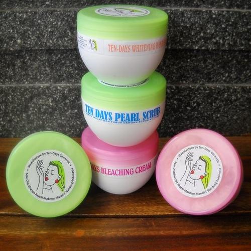 Foto Produk Paket Tendays WHITENING Series (lotion + bleaching + scrub mutiara) dari Hana Beauty Shop
