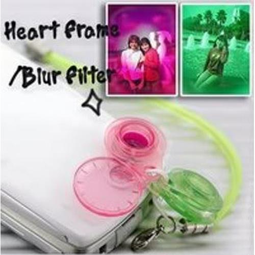 Gambar JELLY LENS - Heart Frame/Blue Filter (#5) dari Silly Shop undefined Tokopedia