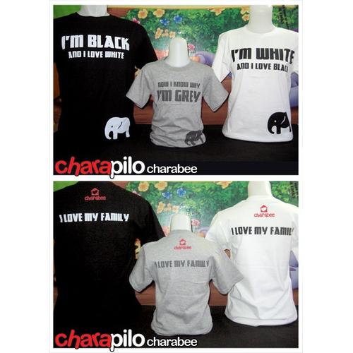 Foto Produk KAOS FAMILY** MOTIF BLACK-WHITE-GREY dari AthaDriMeL ShoP