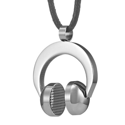 Gambar Rock n Roll Stainless Steel DJ Headphone Necklace Pendant Mens Chain dari KLIKHADIAH Jakarta Utara Tokopedia