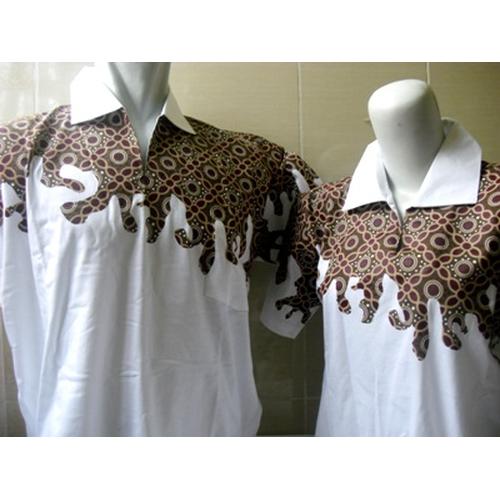 Foto Produk KAOS BATIK FUNKY PUTIH Lereng Maroon XL-XXL dari ARILEX SHOP