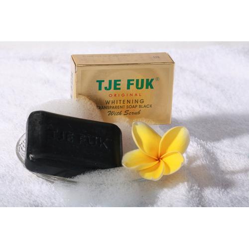 Foto Produk Tje Fuk - Whitening Transparent Soap Black dari DewiCosmetic