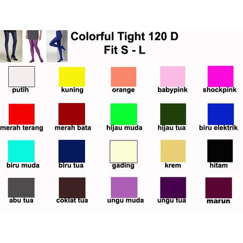Foto Produk Stocking Full Tight 120D Fit S - L dari Grosir Stocking