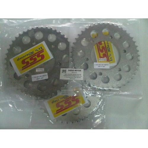 Foto Produk Sprocket Belakang Merk SSS Scorpio/Vixion/Byson 43T dari SABAR MOTOR