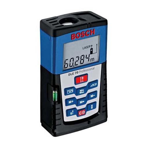 Foto Produk Bosch Digital Laser Meter Finder DLE 70 dari Alat Ukur Berkualitas