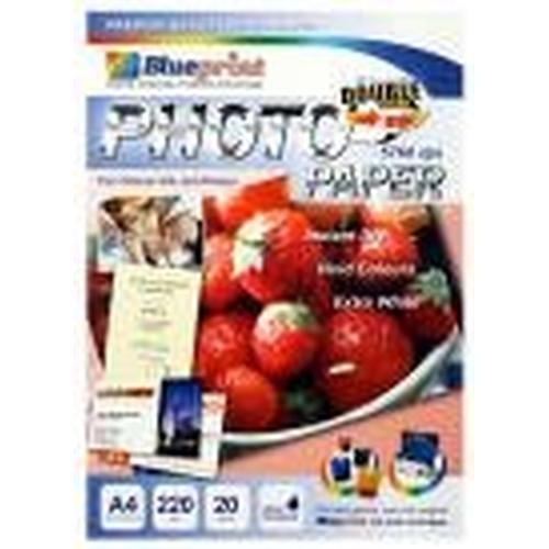Foto Produk Double Sided Photo Paper (BP-DSGA-4220) - A4, 20 Sheet, 220 gsm, Cast Coating, Glossy, Water Resistant dari Wishes Computer