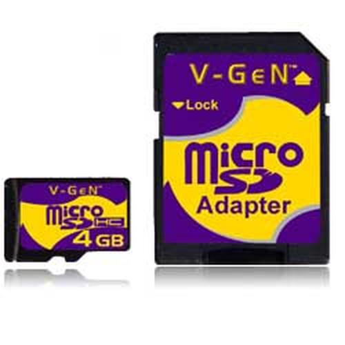 Foto Produk Memori Micro SD 4GB Vgen dari eight computer