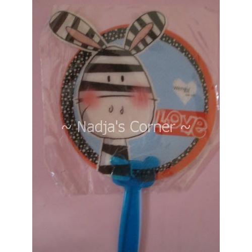 Gambar Kipas zebra biru dari Nadja's Corner Jakarta Barat Tokopedia