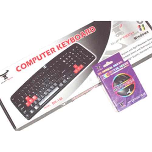 Gambar Keyboard + Mouse Optical PS2 Bufftech dari eight computer Jakarta Barat Tokopedia