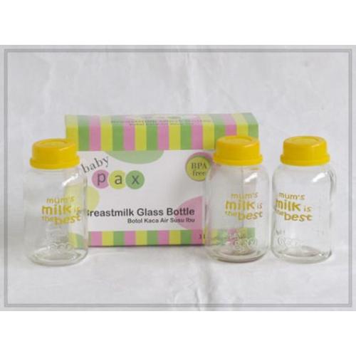 Foto Produk Botol ASI kaca baby pax - 3 pcs - BAA002 dari adikbayi
