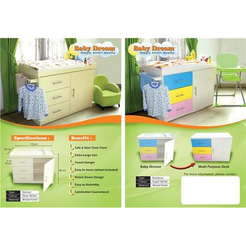 Foto Produk Jual Baby Tafel / Changing Dresser Baby Dream Harga Promo & Sdh Termasuk Biaya Pemasangan dari Eleora