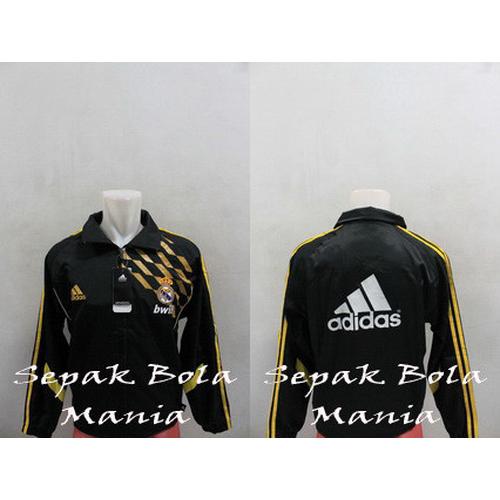 Foto Produk Jaket KW Thailand Parasut Real Madrid Hitam 005 dari Sepak Bola Mania