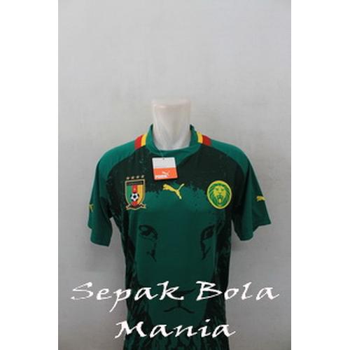 Gambar Jersey Cameroon Home 2012 dari Sepak Bola Mania Kota Cirebon Tokopedia