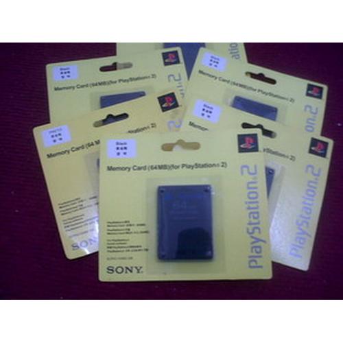Gambar MEMORI CARD PS2 64 MB WARNA HITAM dari WORLD GAME Kota Surabaya Tokopedia