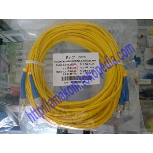 Foto Produk Patchcord SM FC-FC 15m Dx, Corning dari AMAKOM MEDIA KOMUNIKA