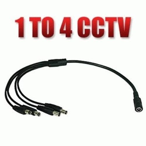 Gambar 1-in and 4-output Power cable for Security cameras dari MEGAVISION Kota Surabaya Tokopedia