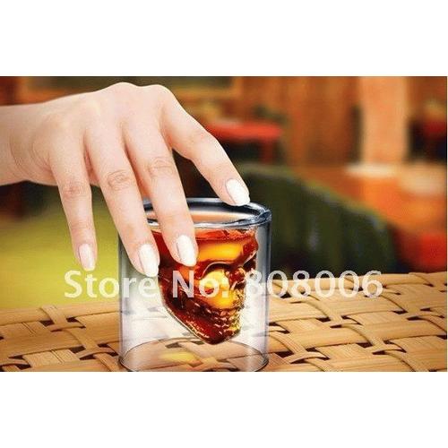 Foto Produk 4pcs/lot "crystal skull" Shot Glass wineglass Novel cup dari Wagoneer.Tokopedia.Com