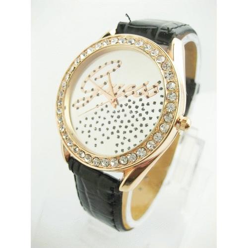 Gambar Jam Tangan Wanita Guess Leo-jean leather (Black) dari CITA CHITA Jakarta Barat Tokopedia